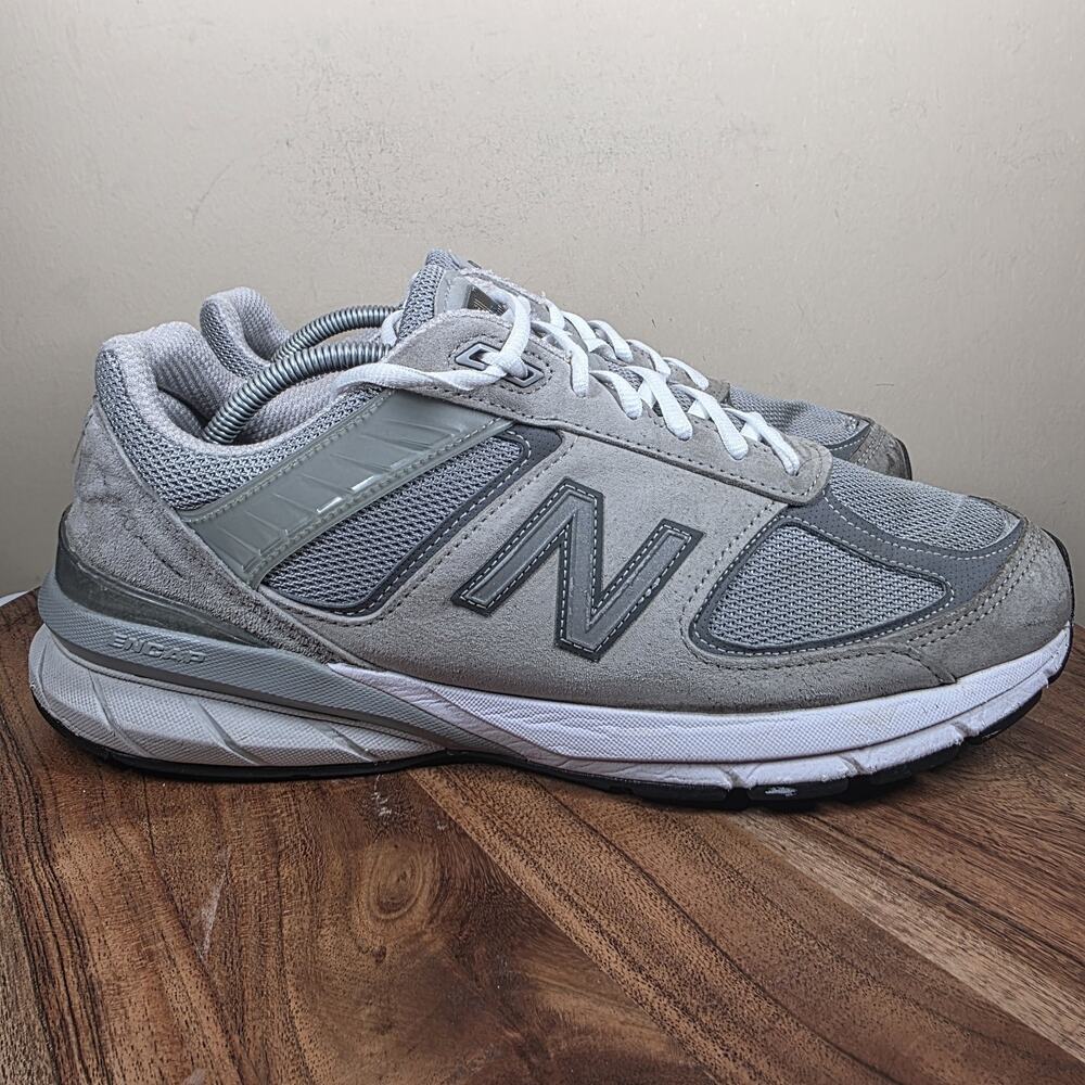 New Balance 990v5 Made In USA Low Castlerock Men Gray Size 11.5 2E Shoes M990GL5